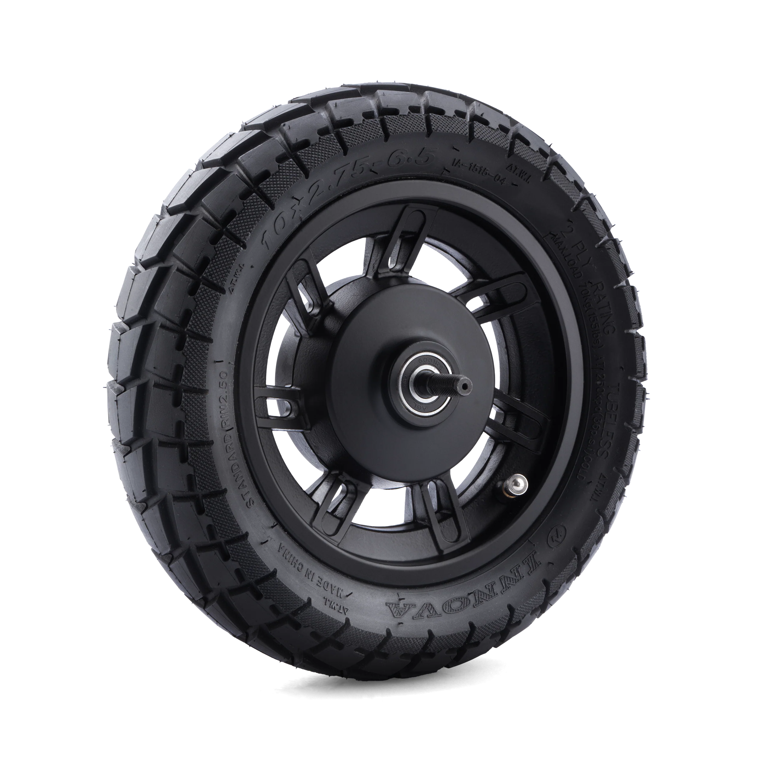 10" Felge Vorderrad inkl. Reifen mit Offroad Profil
